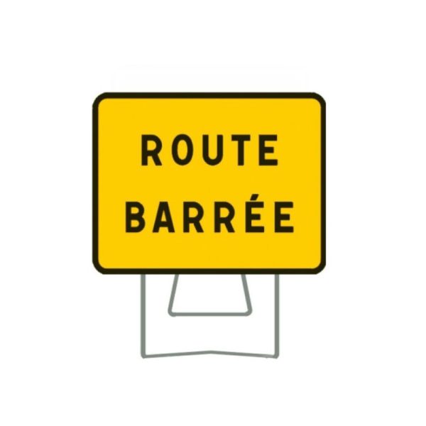 temporaire "ROUTE BARRÉE" KC1